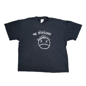 Vintage Y2K The Distillers Punk Band EP Album 2002 Music T Shirt Mens Large